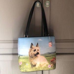 Purse with Terrier and sparkle!